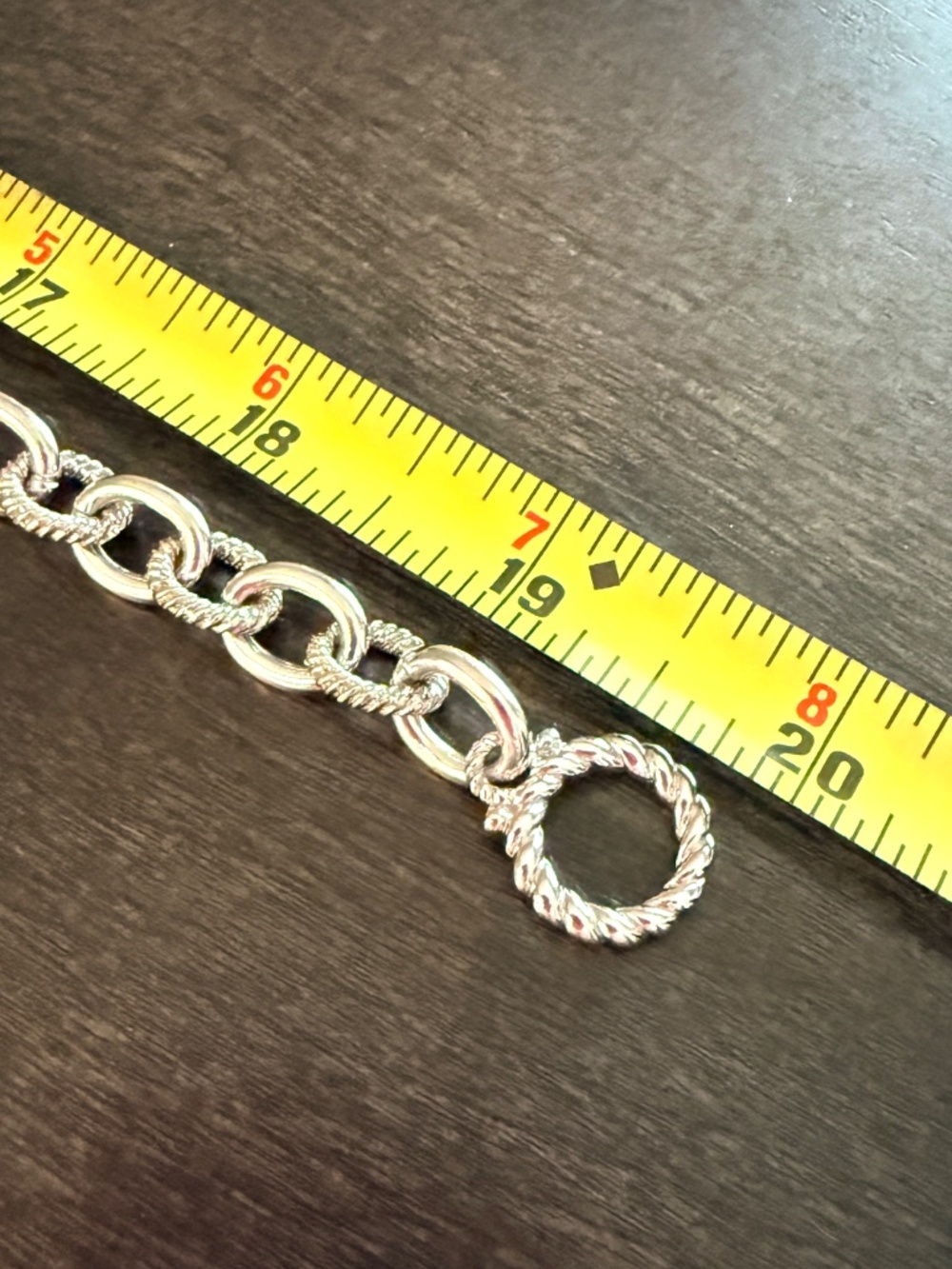 Judith Ripka Heavy Rolo Chain 20” - Picture 7 of 12